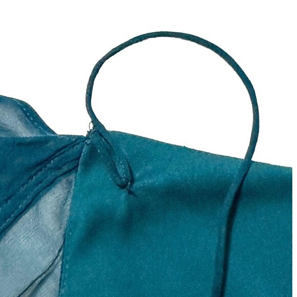 Haute‎ Hippie Finale Cold-Shoulder Ruffled Silk Mini Dress, Size 4, NWT - Picture 12 of 16